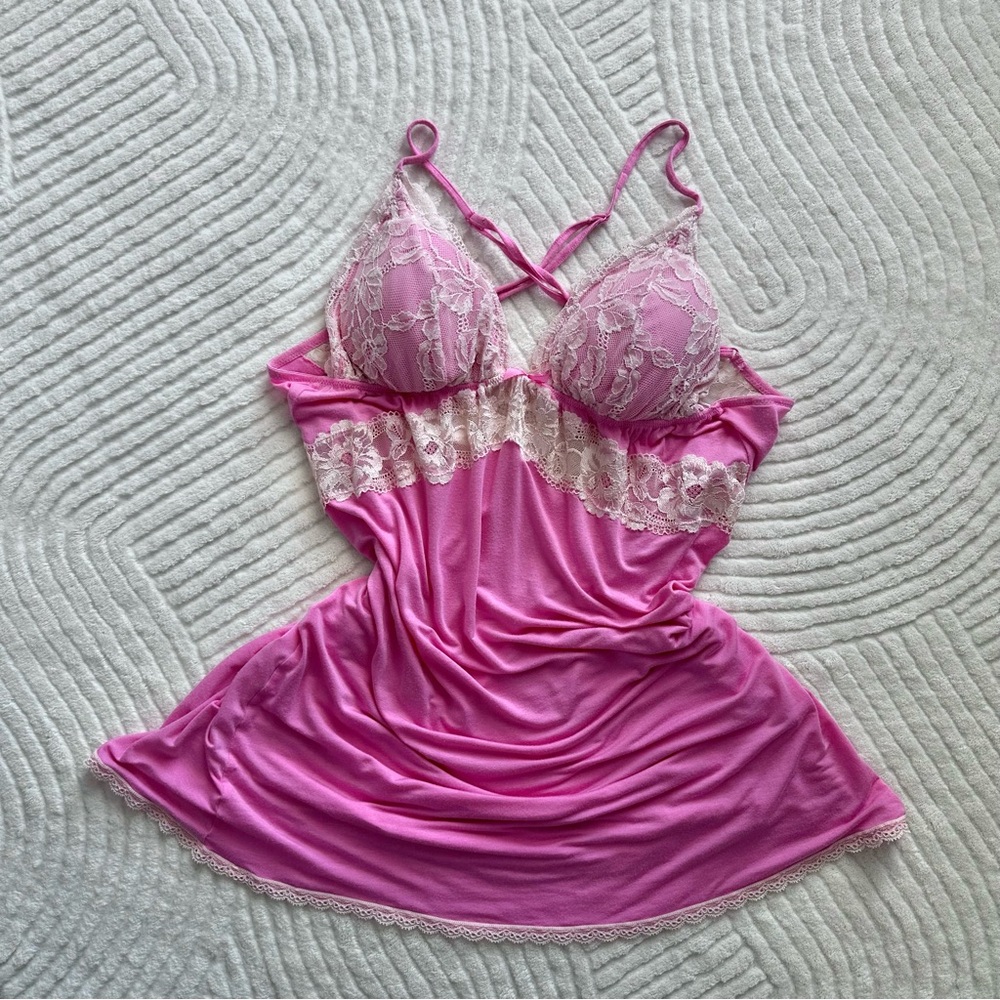 Victoria's Secret Pink and Cream Lace Slip - Picture 10 of 11